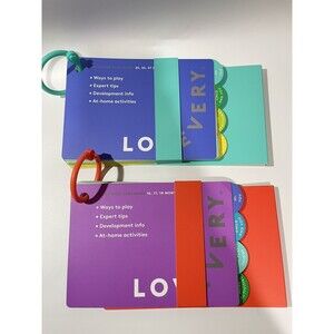 Lot Of 2 Lovevery Play Guide Helper Play Kit 25, 26, 27 & Pioneer 16, 17, 18 Mo